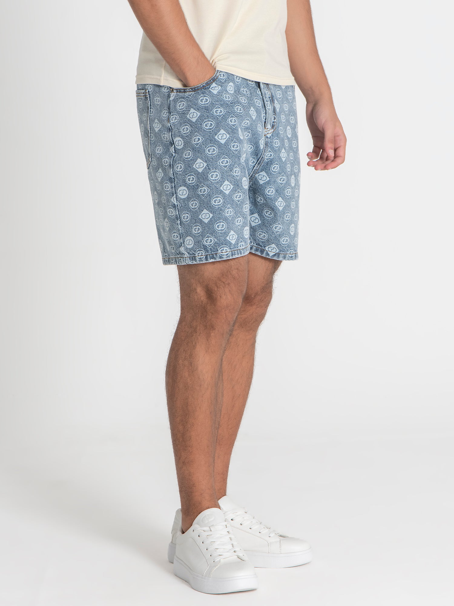 shorts / Blue GG Gram Denim Shorts