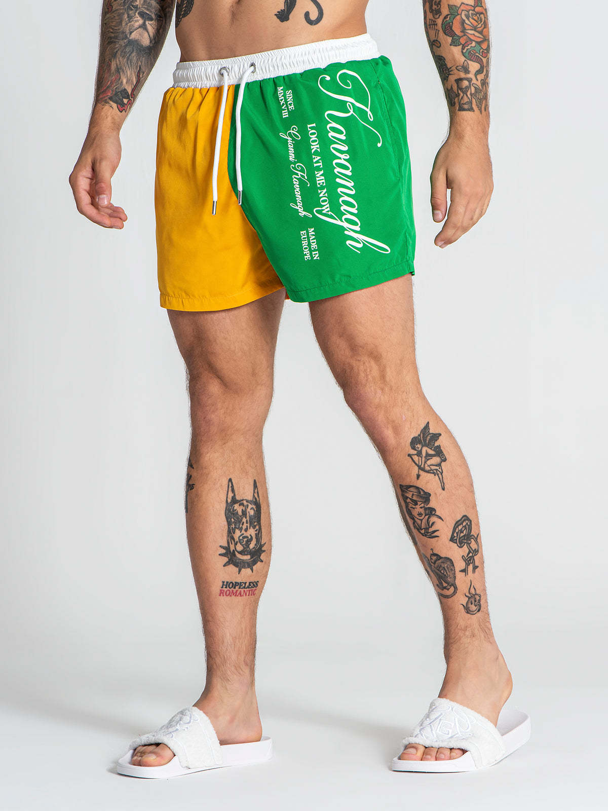 swimshorts / Green Showstopper Swimshorts