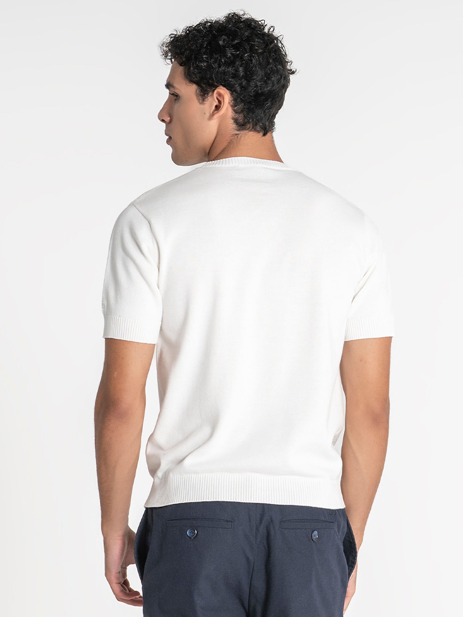 t-shirts / White Essential Knit Tee