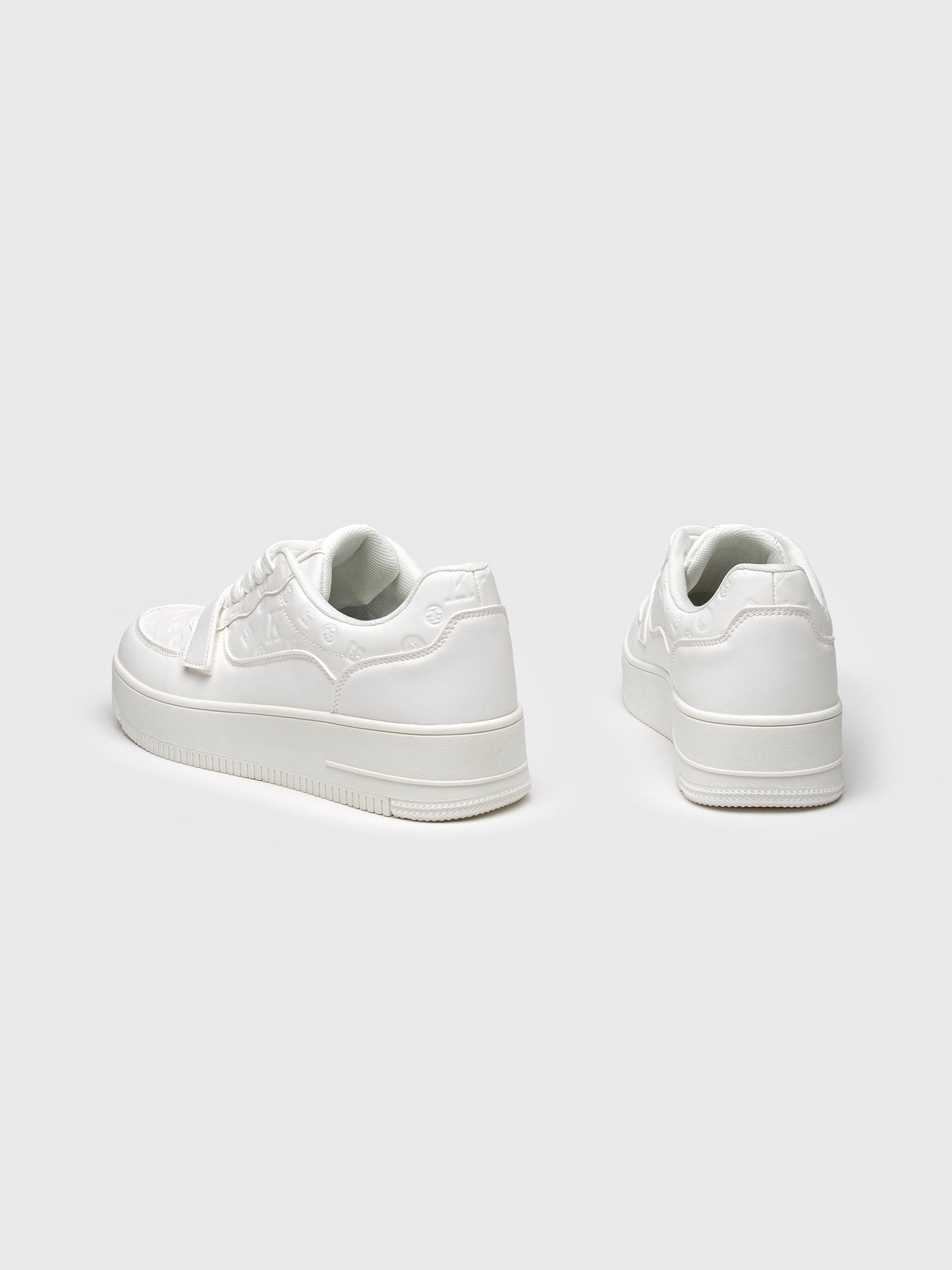 sneakers / White Logomania Velcro Sneakers