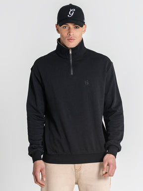 sweats / Black British Zip Sweat