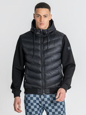 jackets / Black Aero Hoodie Jacket