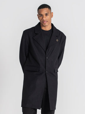 overcoats / Black Oxford Coat