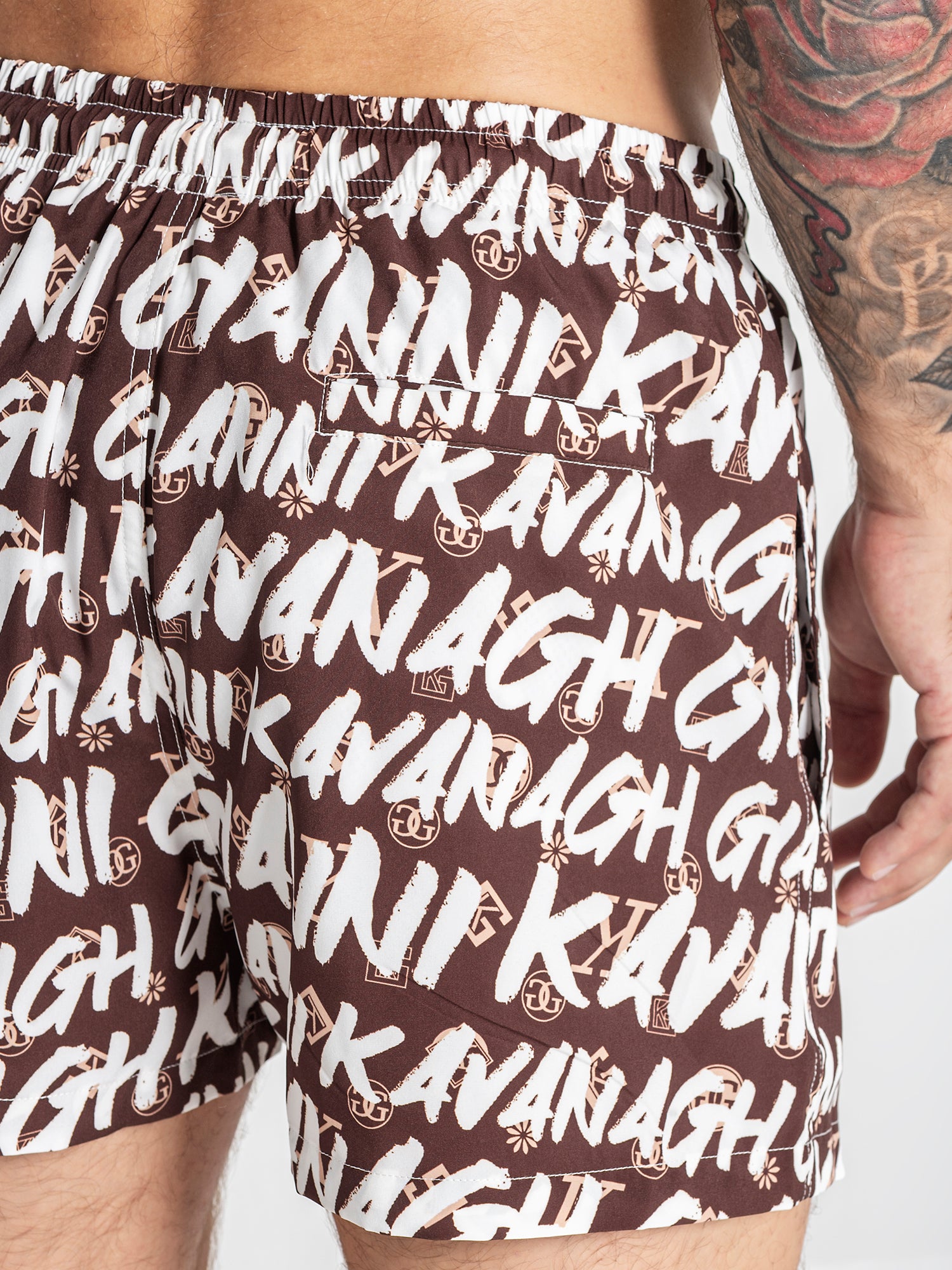 swimshorts / White Rebel Swimshorts