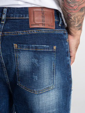 jeans / Dark Blue Rock Carrot Jeans