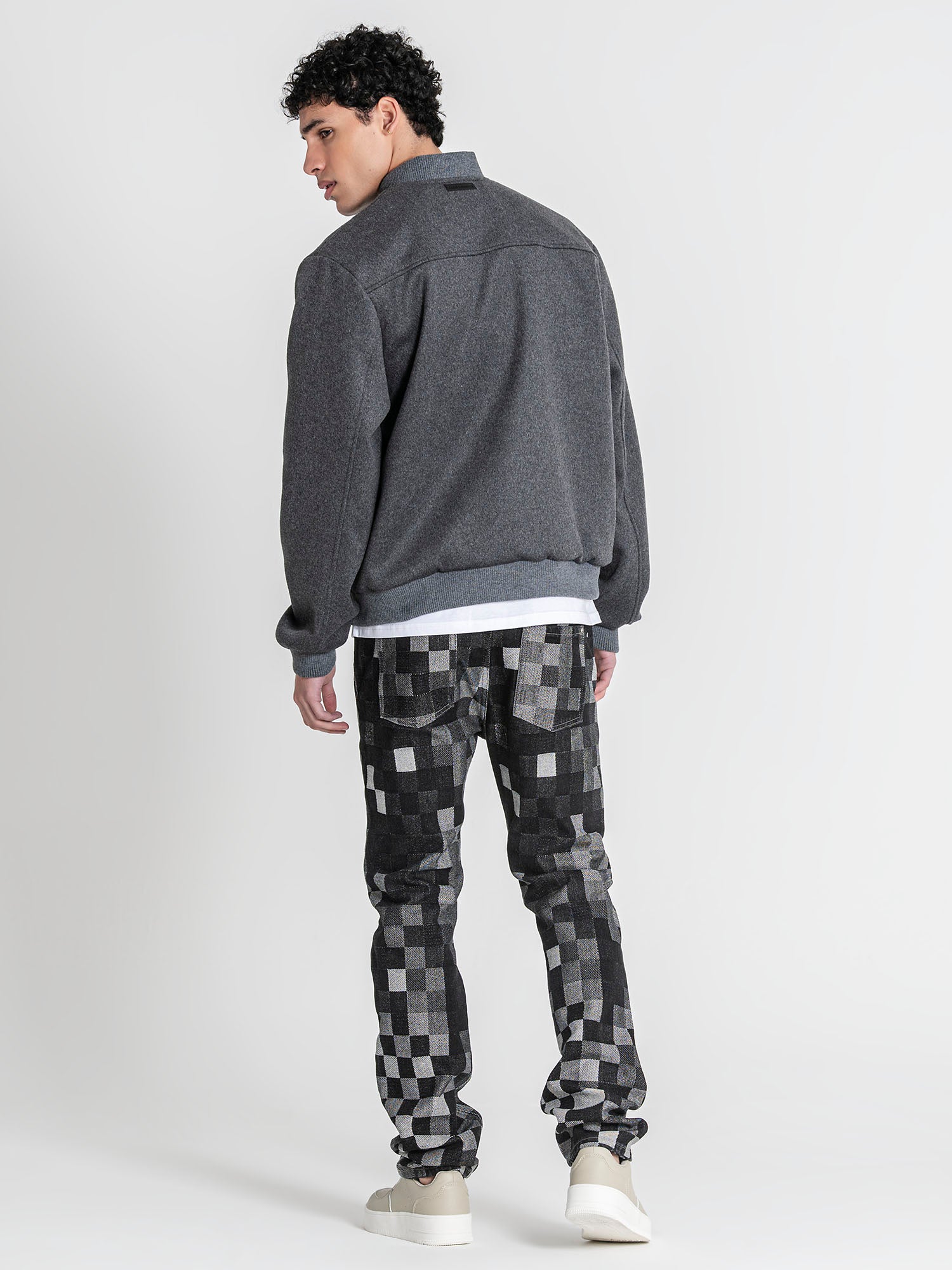 bombers / Grey Soft Core Bomber Jacket