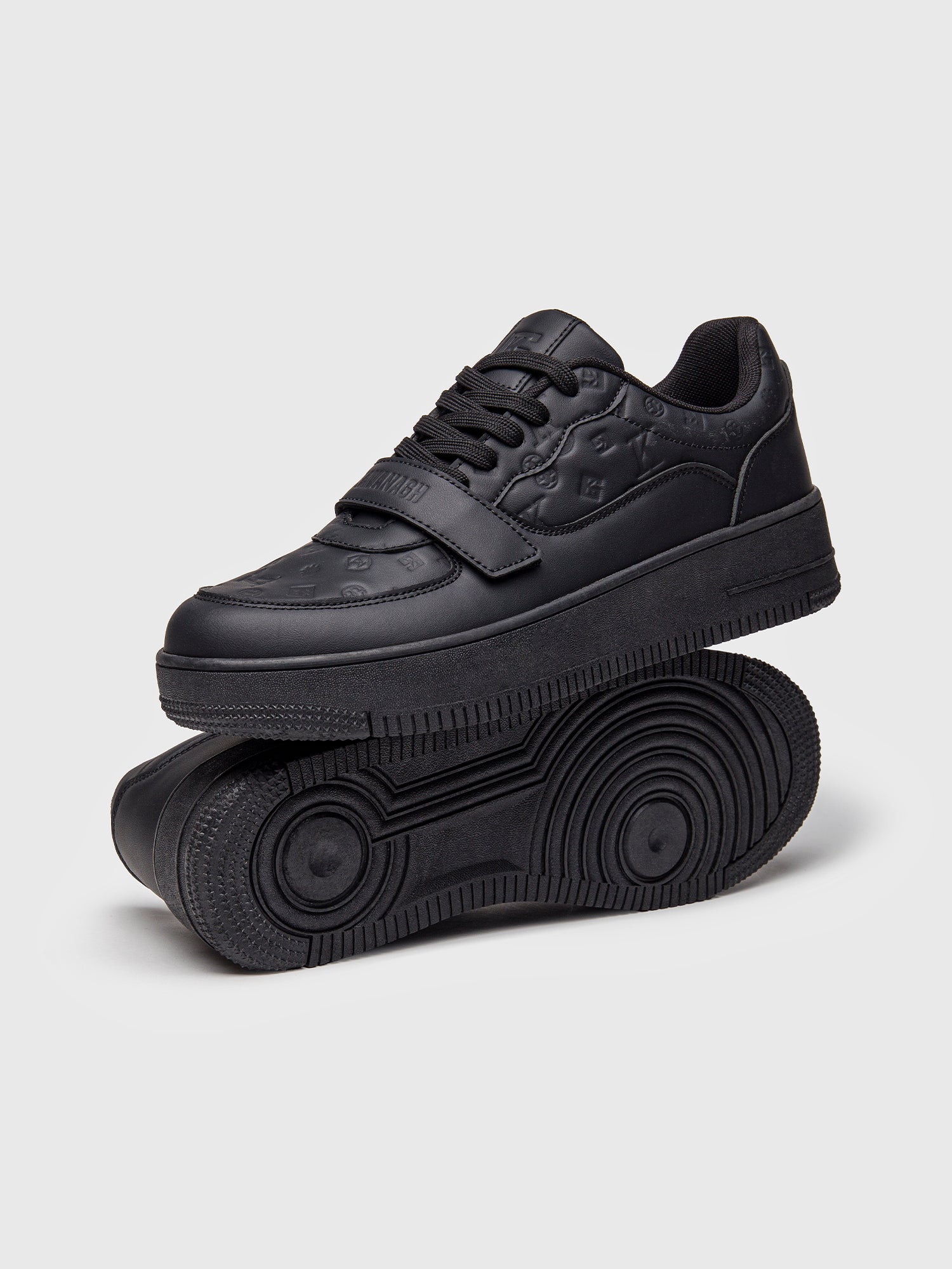 sneakers / Black Logomania Velcro Sneakers