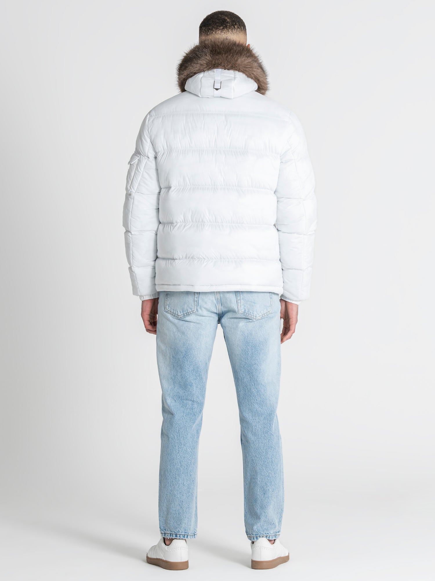 puffers / White GK Puffer Jacket