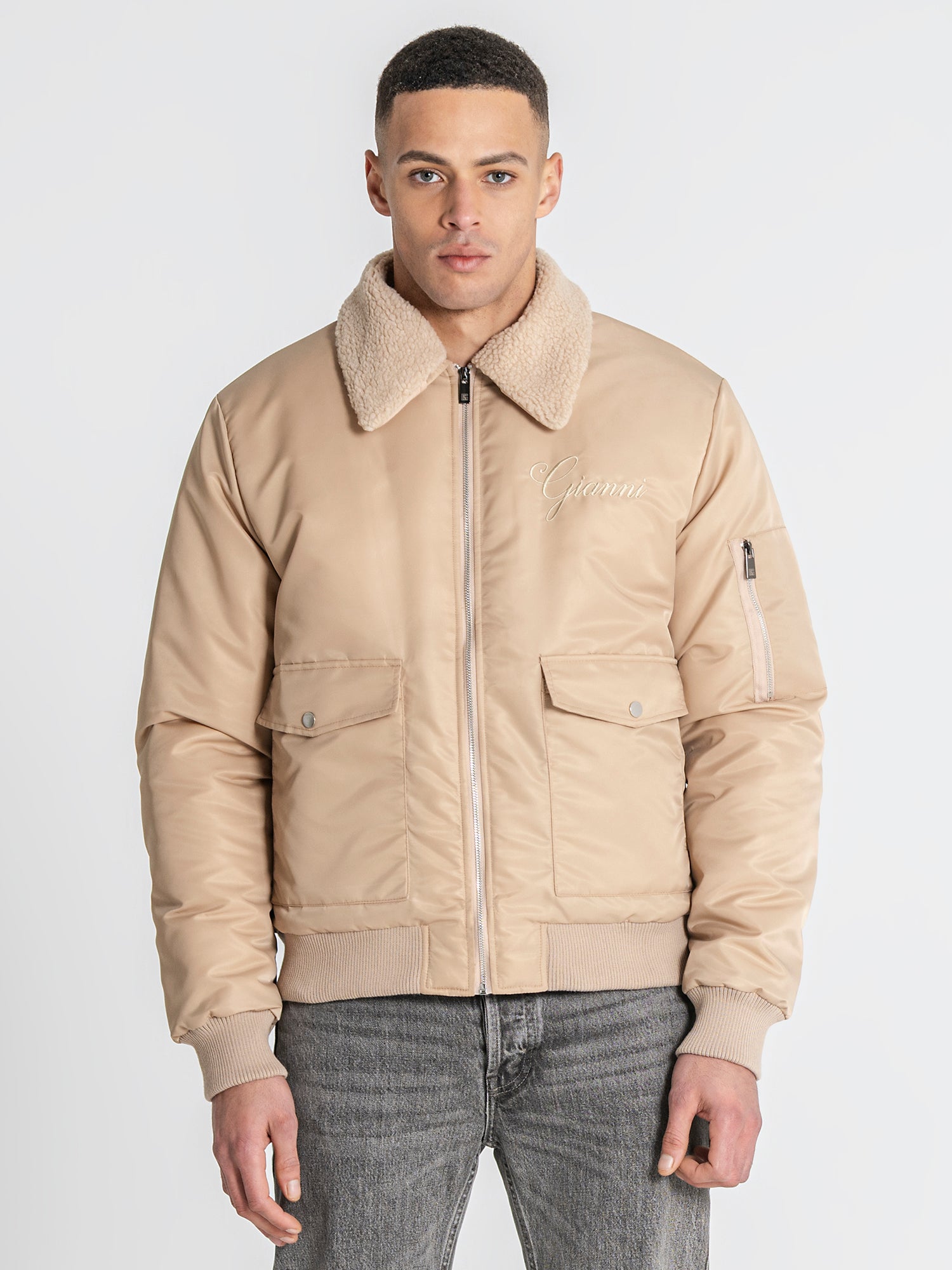 bombers / Beige Gianni Bomber Jacket