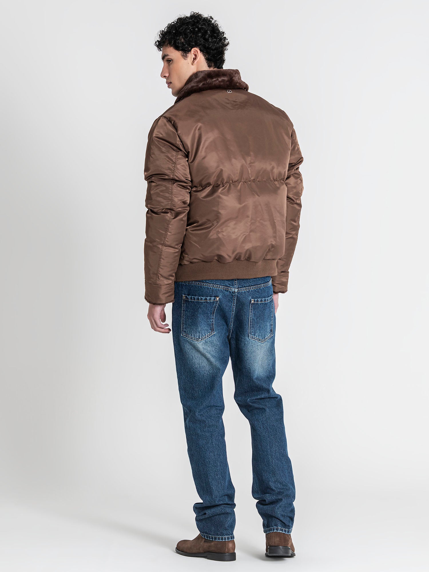 puffers / Brown GG Puffer Jacket