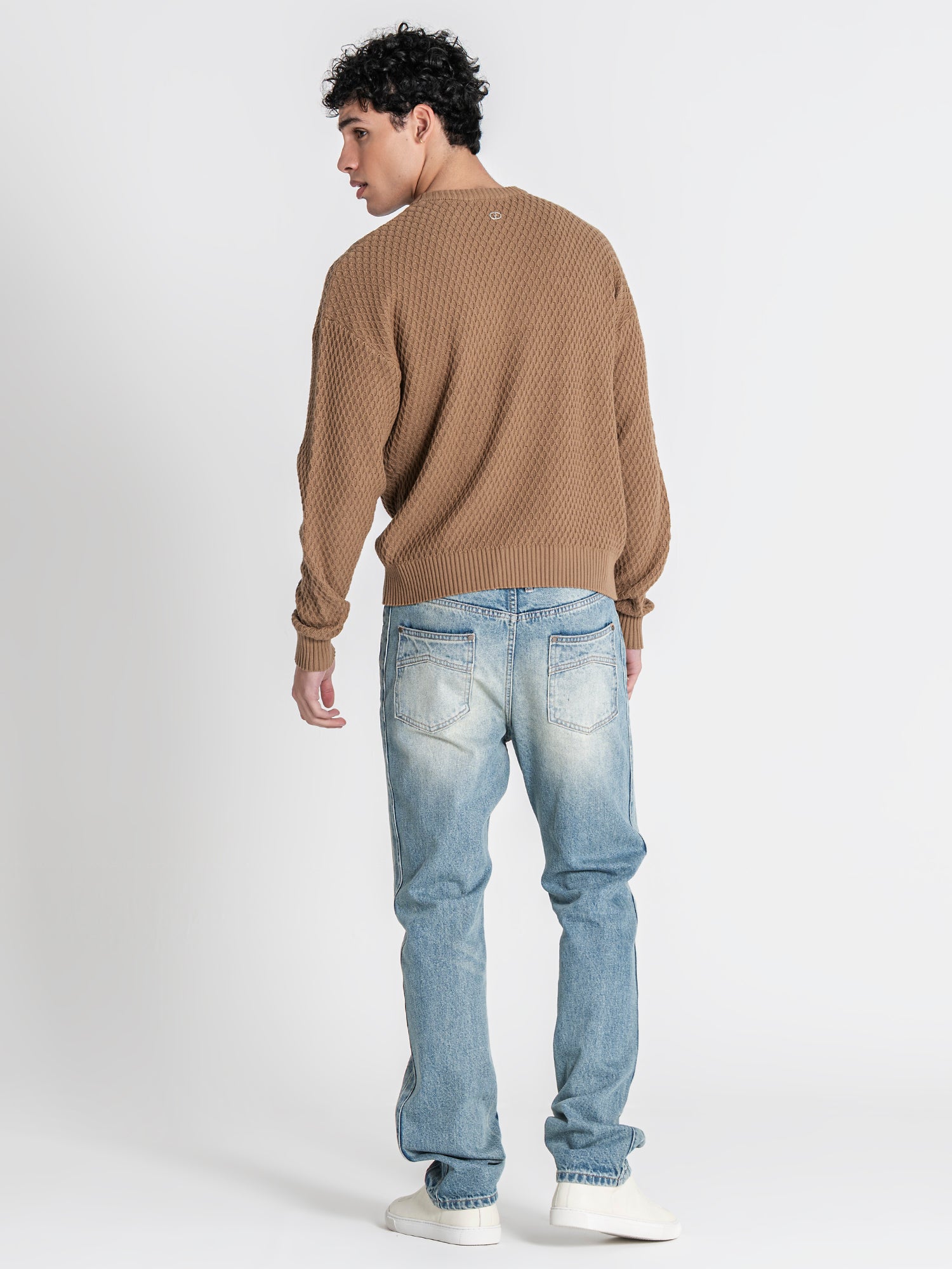 sweats / Taupe Hexa Knit Sweater