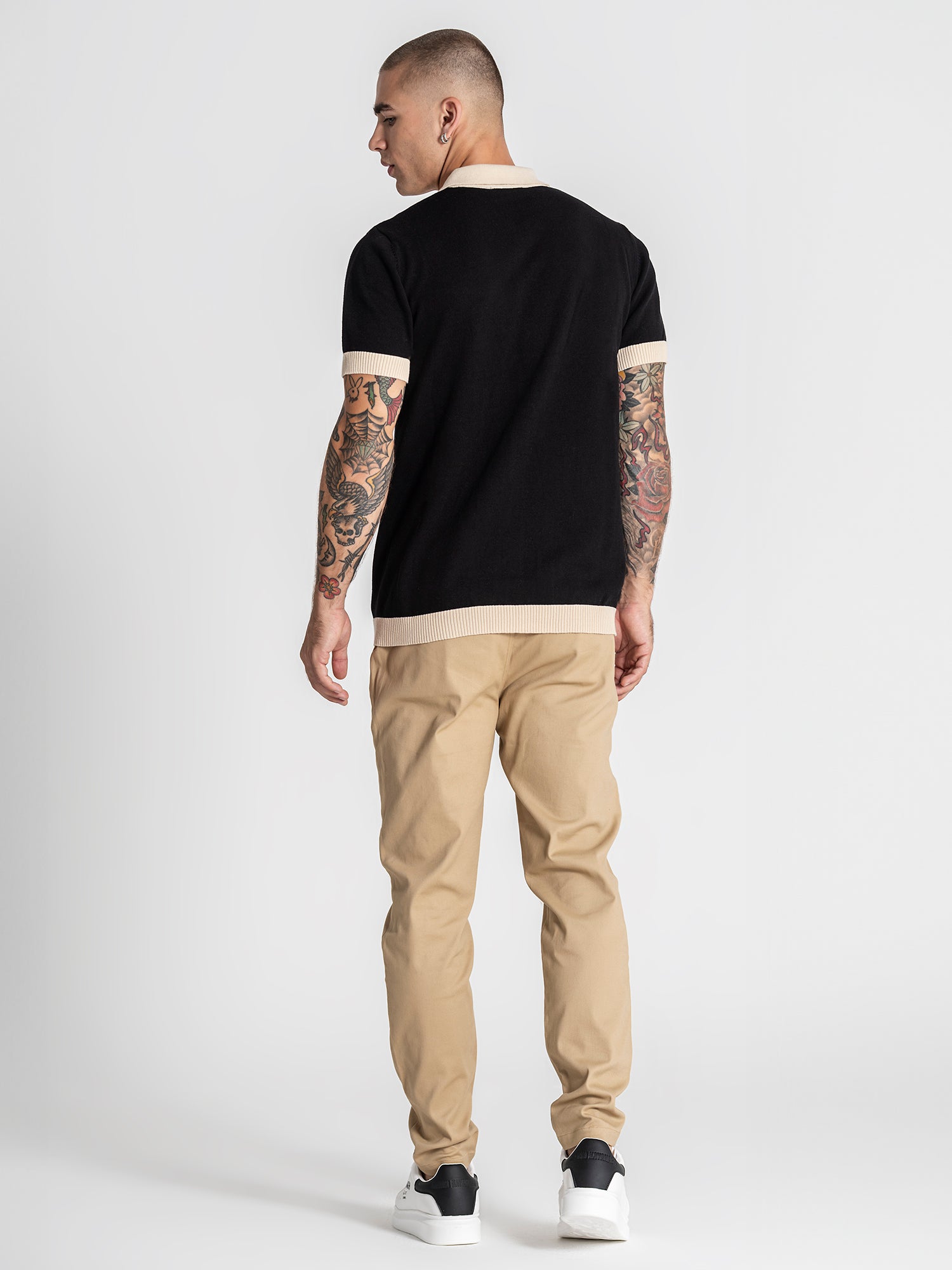 shirts / Black Tower Knit Shirt