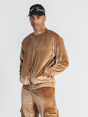 zip jackets / Beige Urban Luxe Jacket