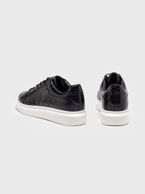 sneakers / Black Elevated Sneakers