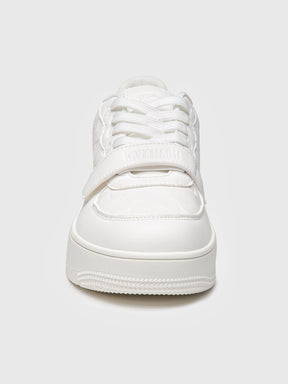 sneakers / White Logomania Velcro Sneakers