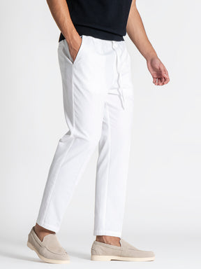 pants / White GG Linen Pants
