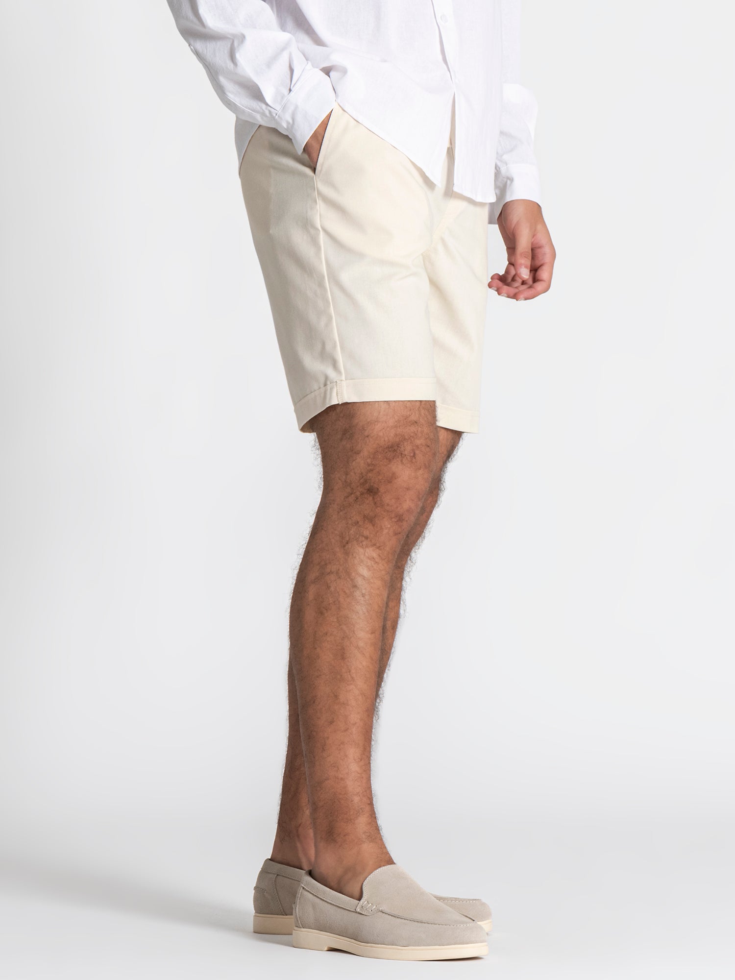 shorts / Beige GG Linen Shorts