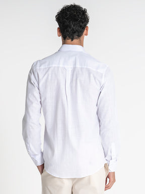 shirts / White Linen Shirt