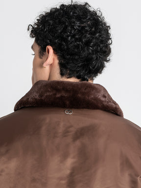 puffers / Brown GG Puffer Jacket