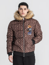 puffers / Brown Logomania Bear Puffer Jacket