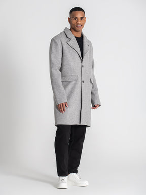 overcoats / Grey Oxford Coat