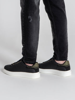sneakers / Black Crystal Fade Sneakers