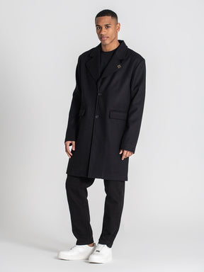 overcoats / Black Oxford Coat