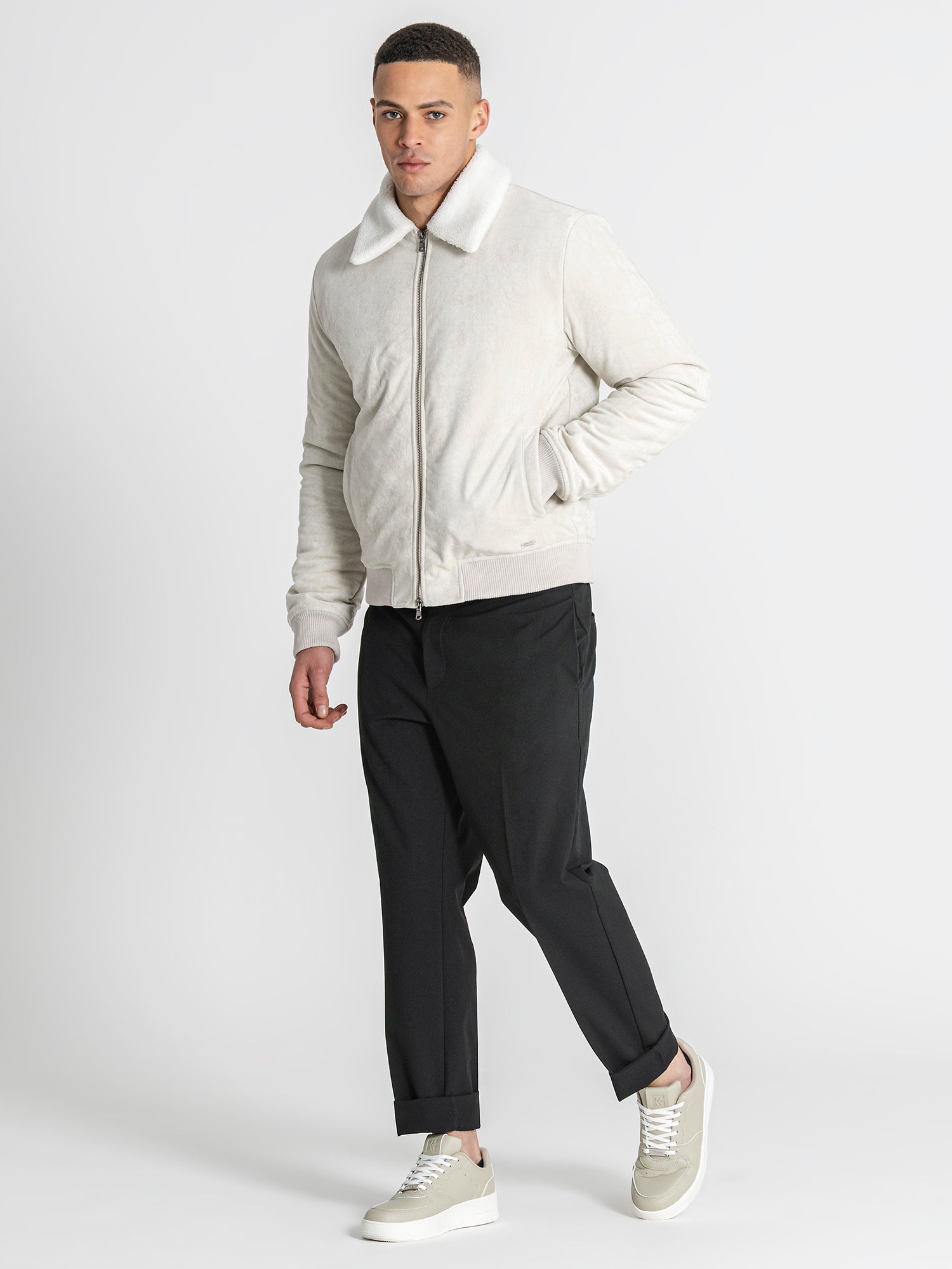 jackets / White Timeless Aviator Jacket