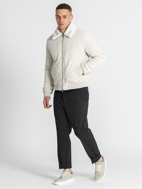 jackets / White Timeless Aviator Jacket
