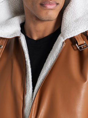jackets / Camel Cocoon Sherpa Jacket