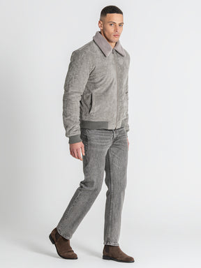 jackets / Grey Timeless Aviator Jacket