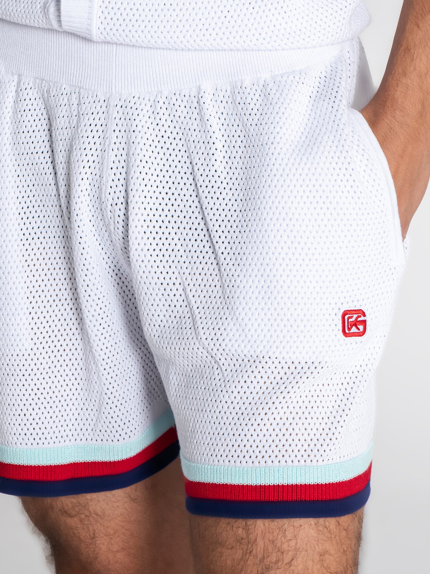 shirts / White Striped GK Knit Set