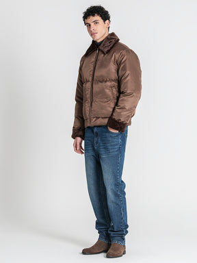 puffers / Brown GG Puffer Jacket