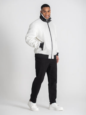 jackets / White Cocoon Sherpa Jacket