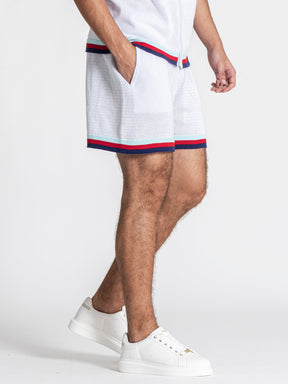 shirts / White Striped GK Knit Set