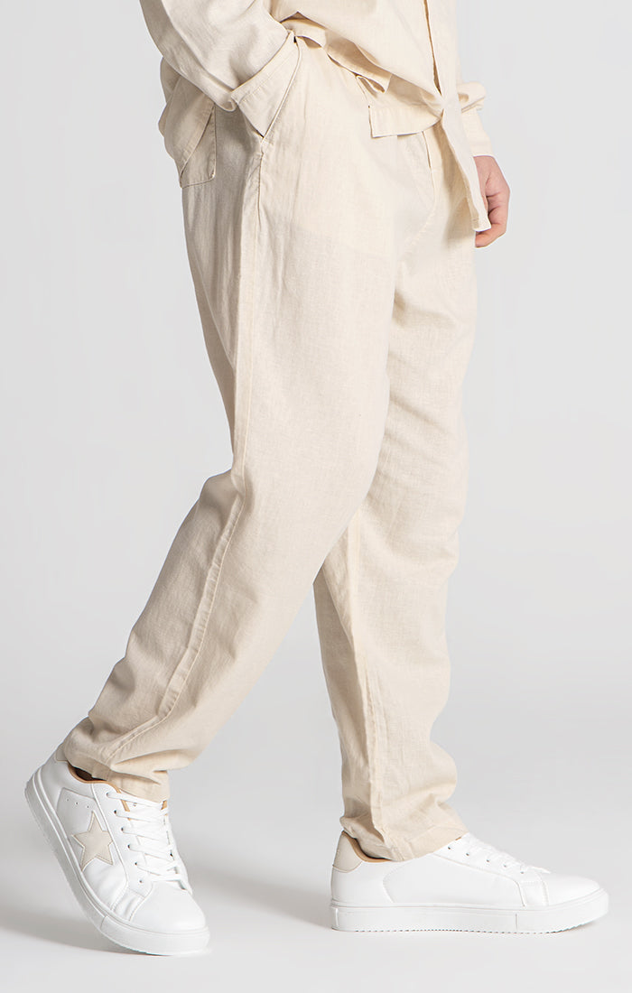 Beige Cannes Joggers