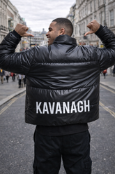 Black Statement Puffer Jacket