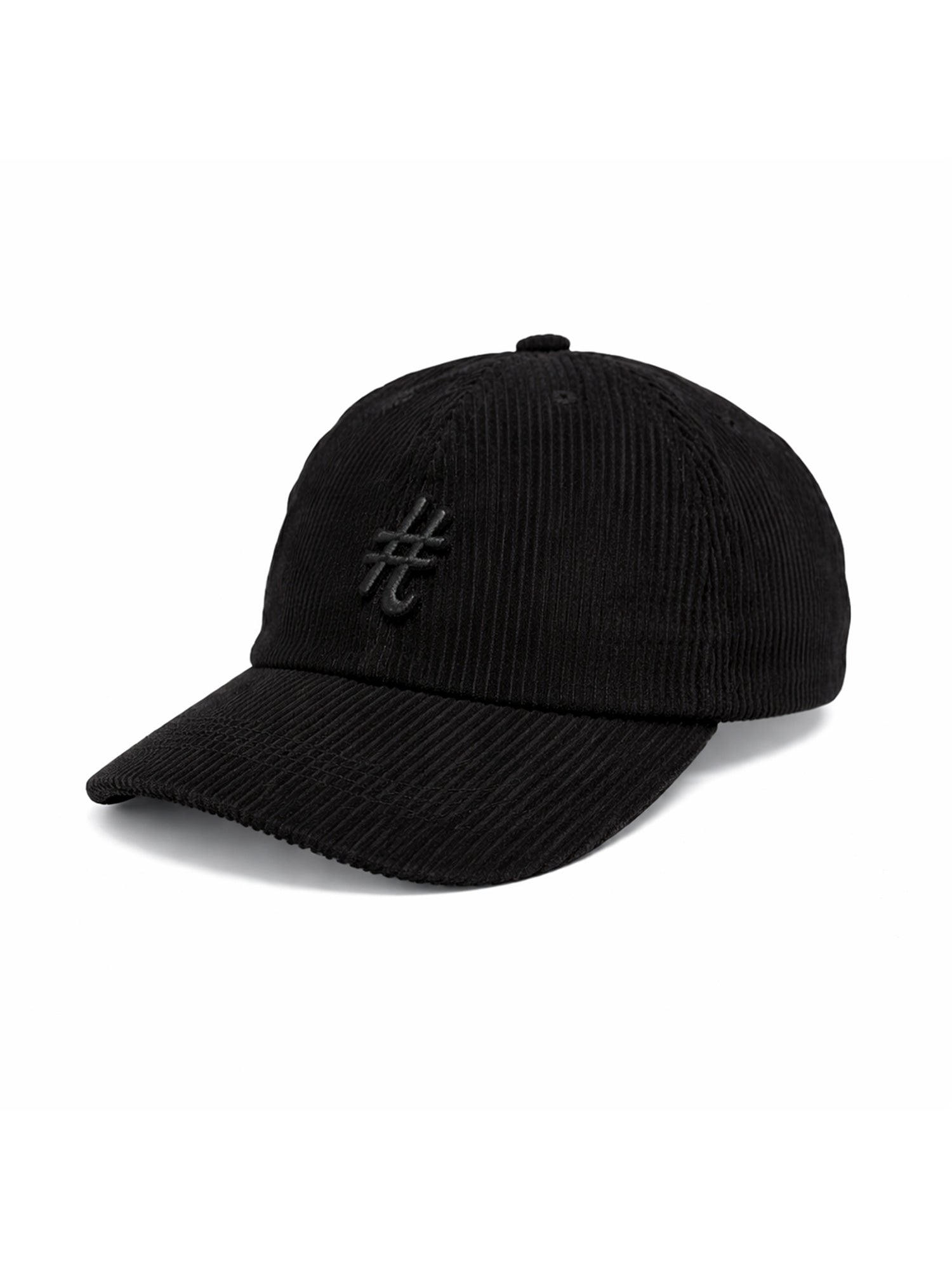 Boné Dad Hat Efeito Camurça Brasão Preto