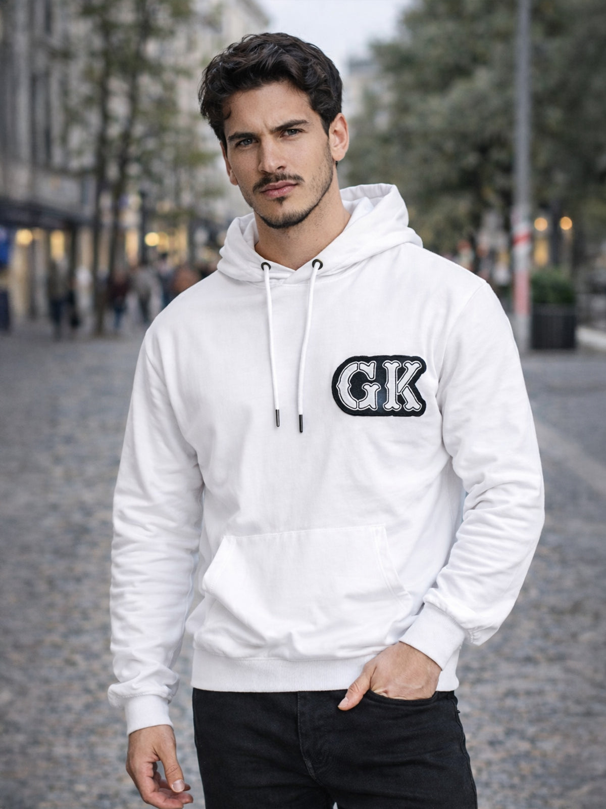 White GK West Hoodie