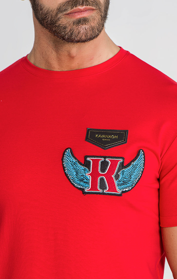Red Anarchy Patch Tee