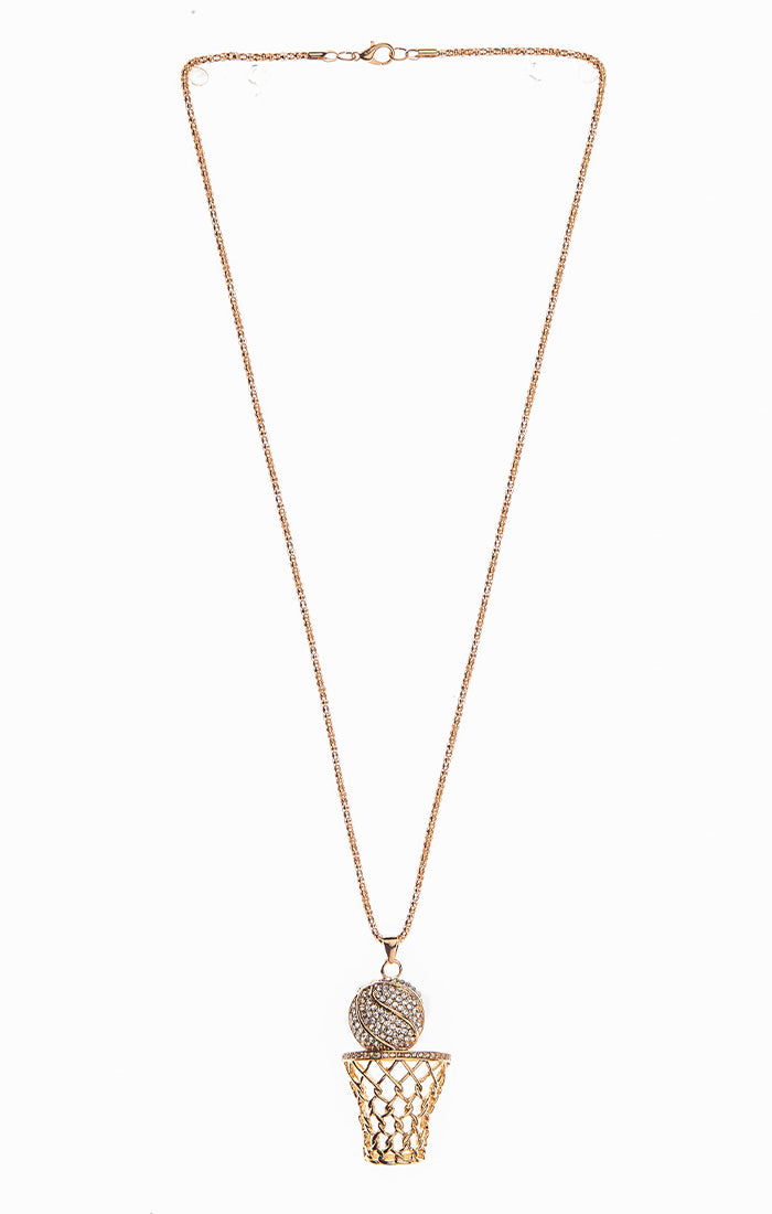 Gold Player Necklace