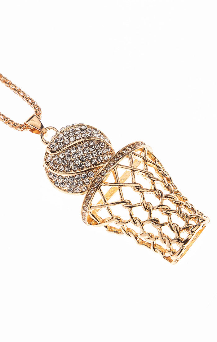 Gold Player Necklace
