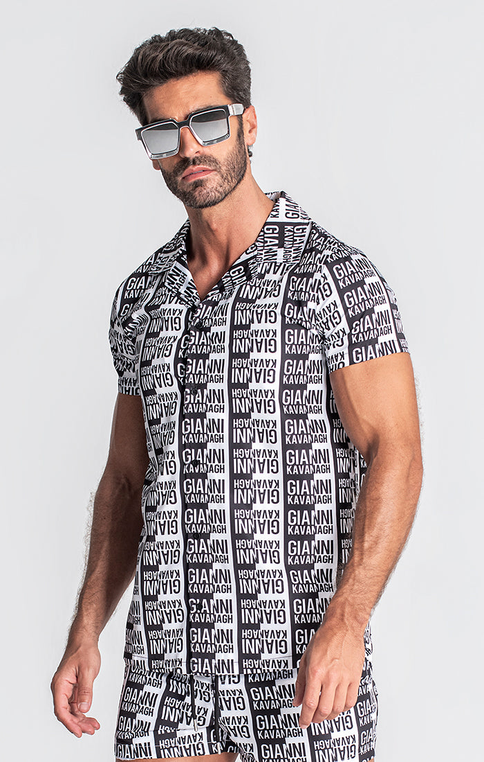 Black Multiply Hawaiian Shirt