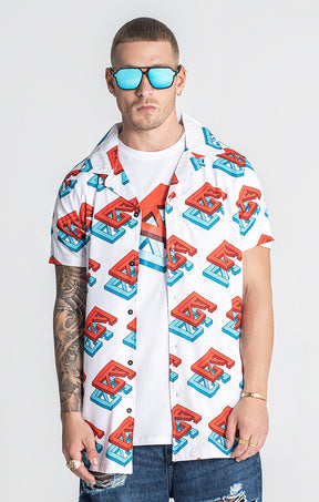 Multicolor Echo Hawaiian Shirt