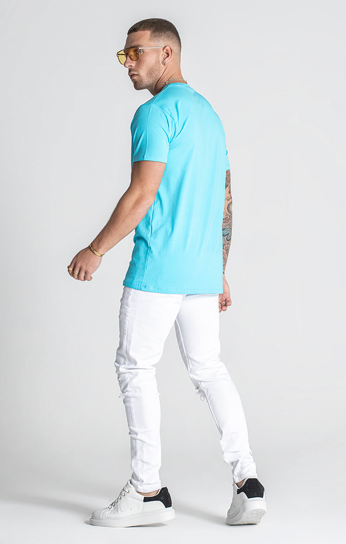 Blue Glimpse Up Tee