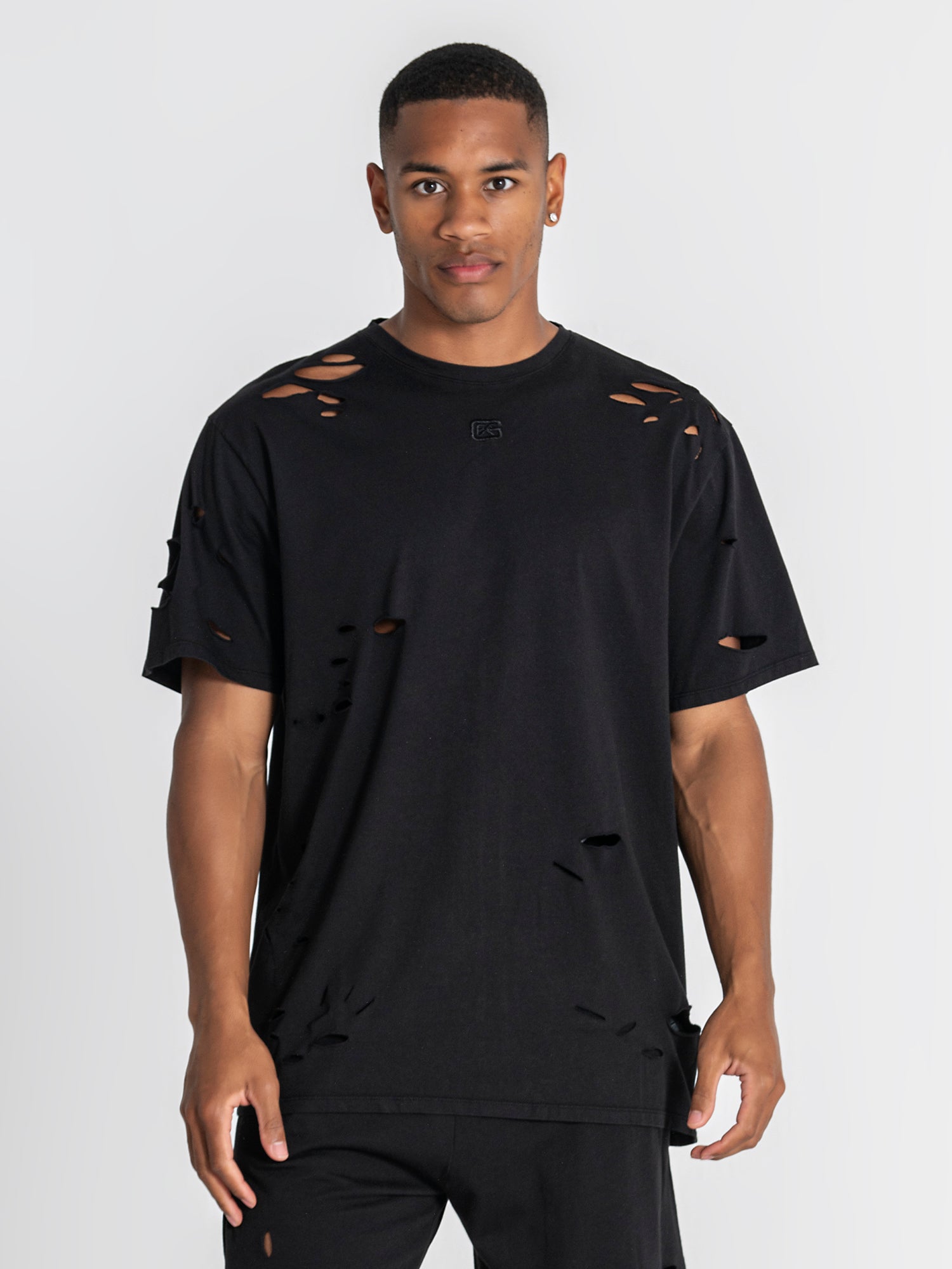 Black Portitxol Oversized Tee