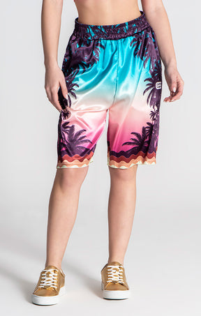 Multicolor Tropicana Shorts