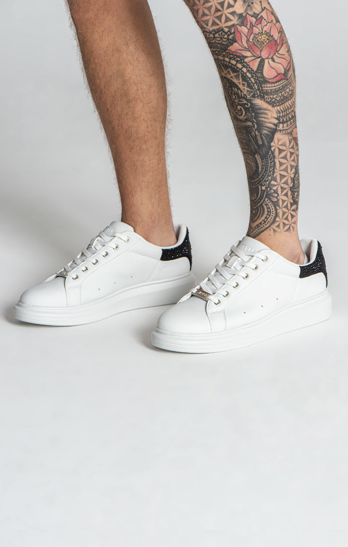 White Glimpse Up Sneakers