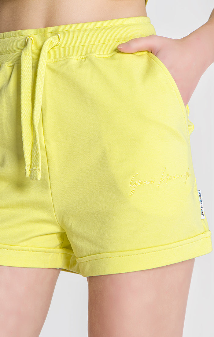 Yellow Chromatica Shorts