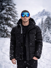 Black Sauce Puffer Jacket